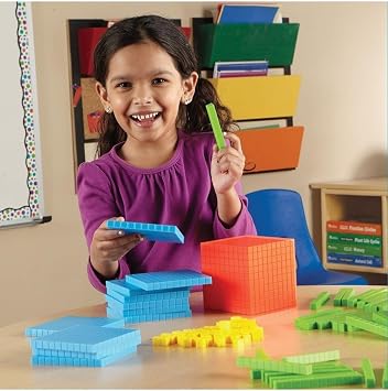 Hobialem Onluk Taban Blokları, Renkli Bloklar Matematik Materyali, Birlik, Onluk, Yüzlük