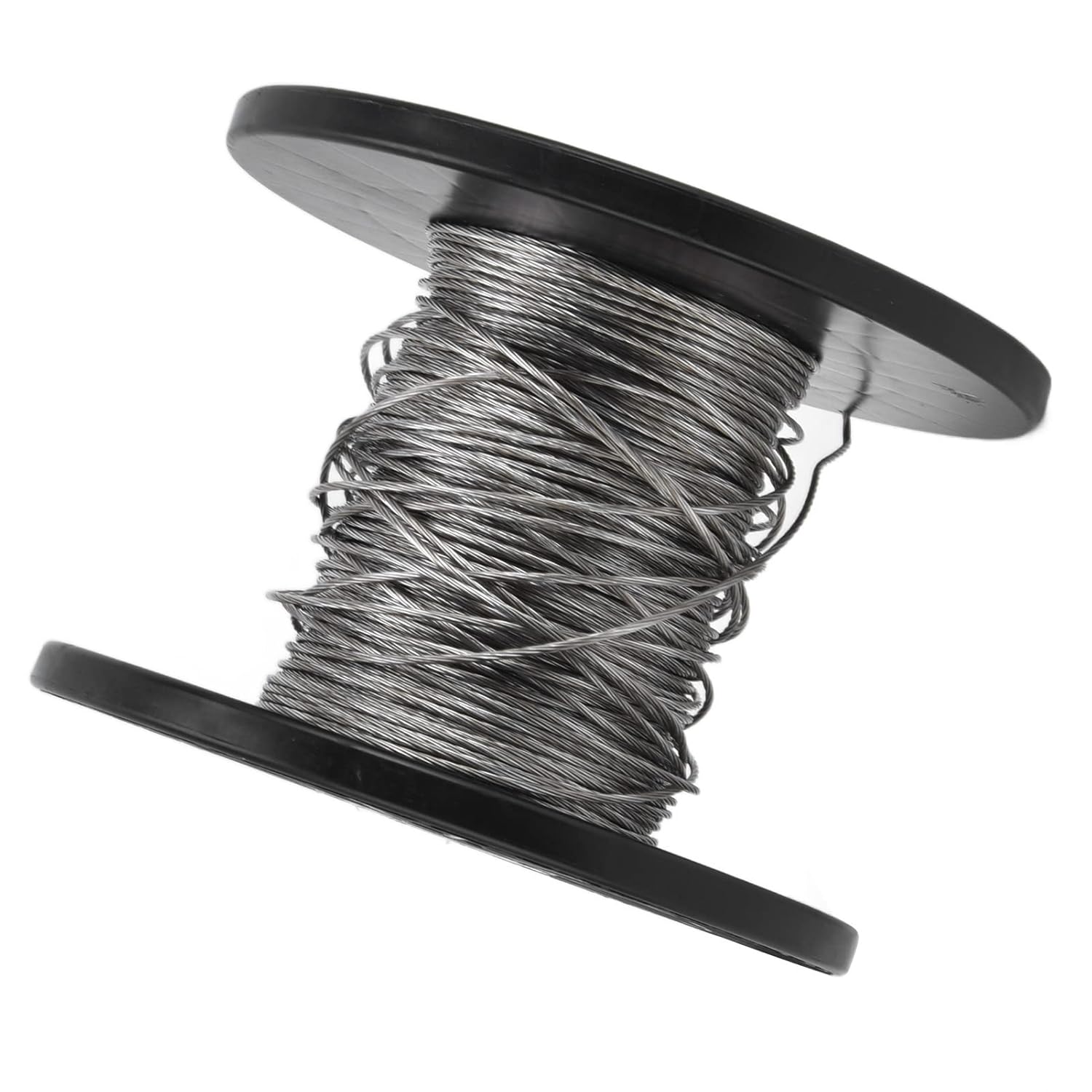 100m Electronic Fence Wire, Aluminum Magnesium Alloy Wirerope, 1.8mm Diameter - High Voltage Pulse, Flexible Conductive Wire for Perimeter Security