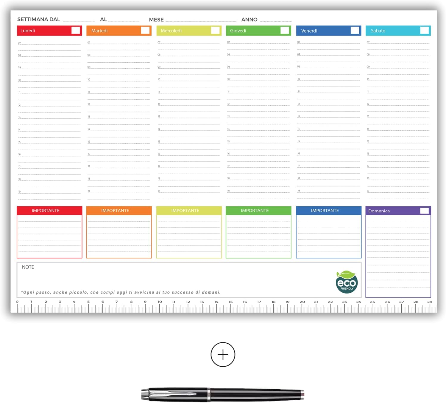 Planner Settimanale 2026 con Penna in Omaggio