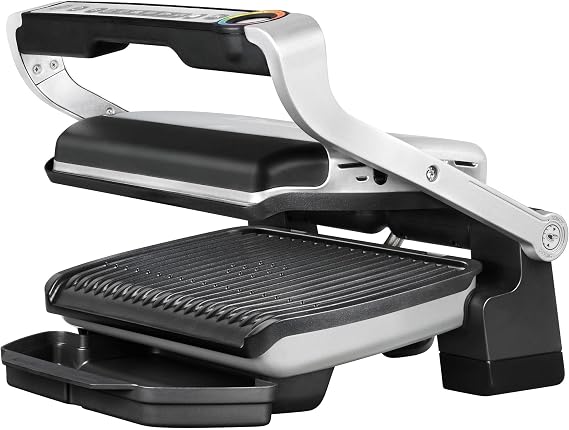 Optigrill Plus Silver Ready Indicator Light Variable Temperature Control