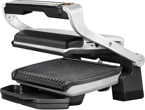 Optigrill Plus Silver Ready Indicator Light Variable Temperature Control