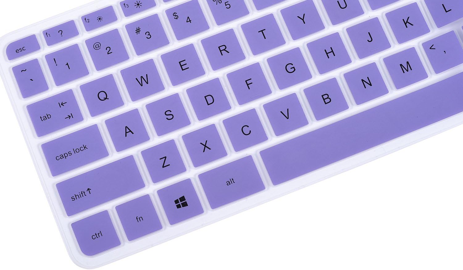 CaseBuy Compatible Keyboard Cover for HP Pavilion x360 13.3-Inch 13-s099nr 13-s120nr 13-s128nr 13-s192nr 13-s199nr M3-u001dx u028tu u003dx u021tu Laptop, Purple