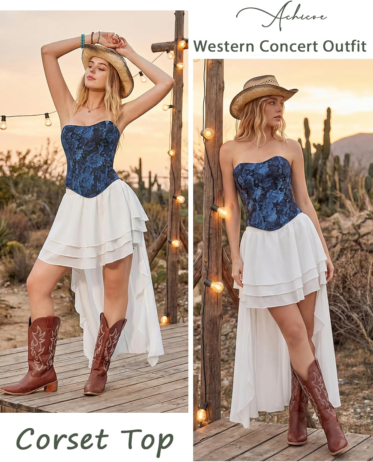 Scarlet Darkness Corset Tops for Women Renaissance Floral Bustier Western Concert Going Out Top