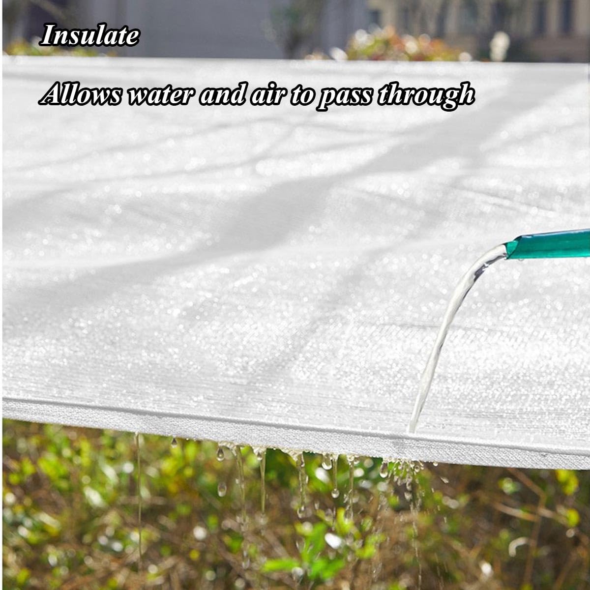 Rete ombreggiante Bianca con Protezione UV al 50% e Occhielli per Serra, fienile, canile, pollaio. Disponibile in Diverse Misure: 1x2m, 2x2m, 2x3m, 3x3m, 3x4m, 5x5m, 3x6m.