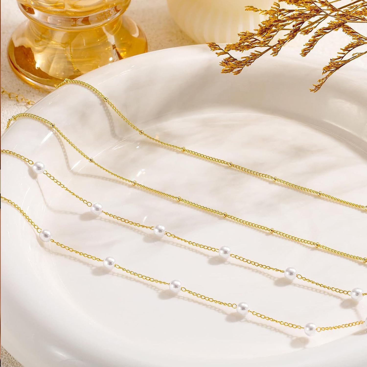 YBO Waist Chain 18K Gold Plated Body Jewelry for Women Adjustable Bikini Belly Belt Sexy Waist Beads Summer Beach
