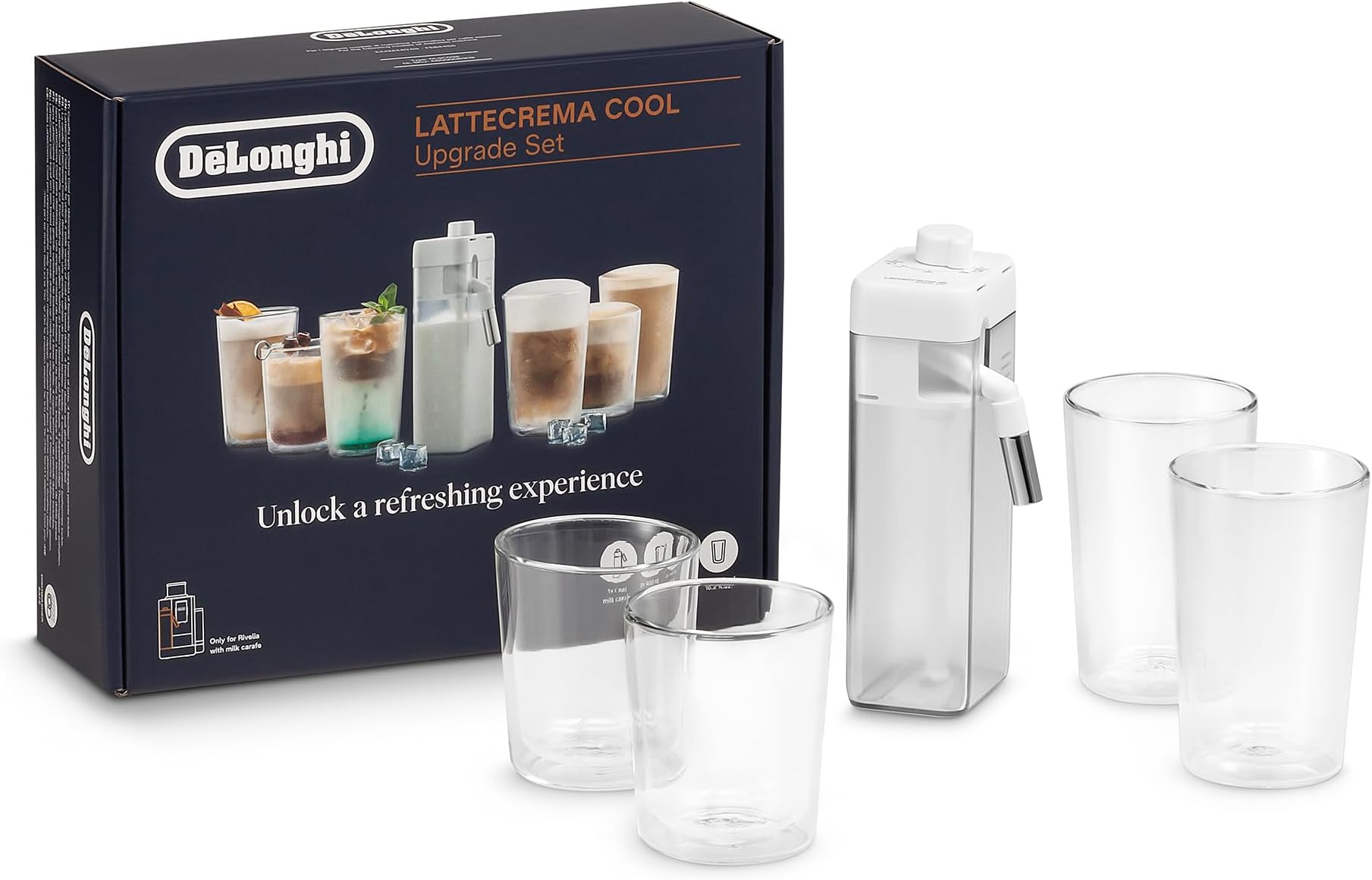 LatteCrema Cool upgrade set for DeLonghi Rivelia and PrimaDonna Aromatic coffee machines (DLSC032)