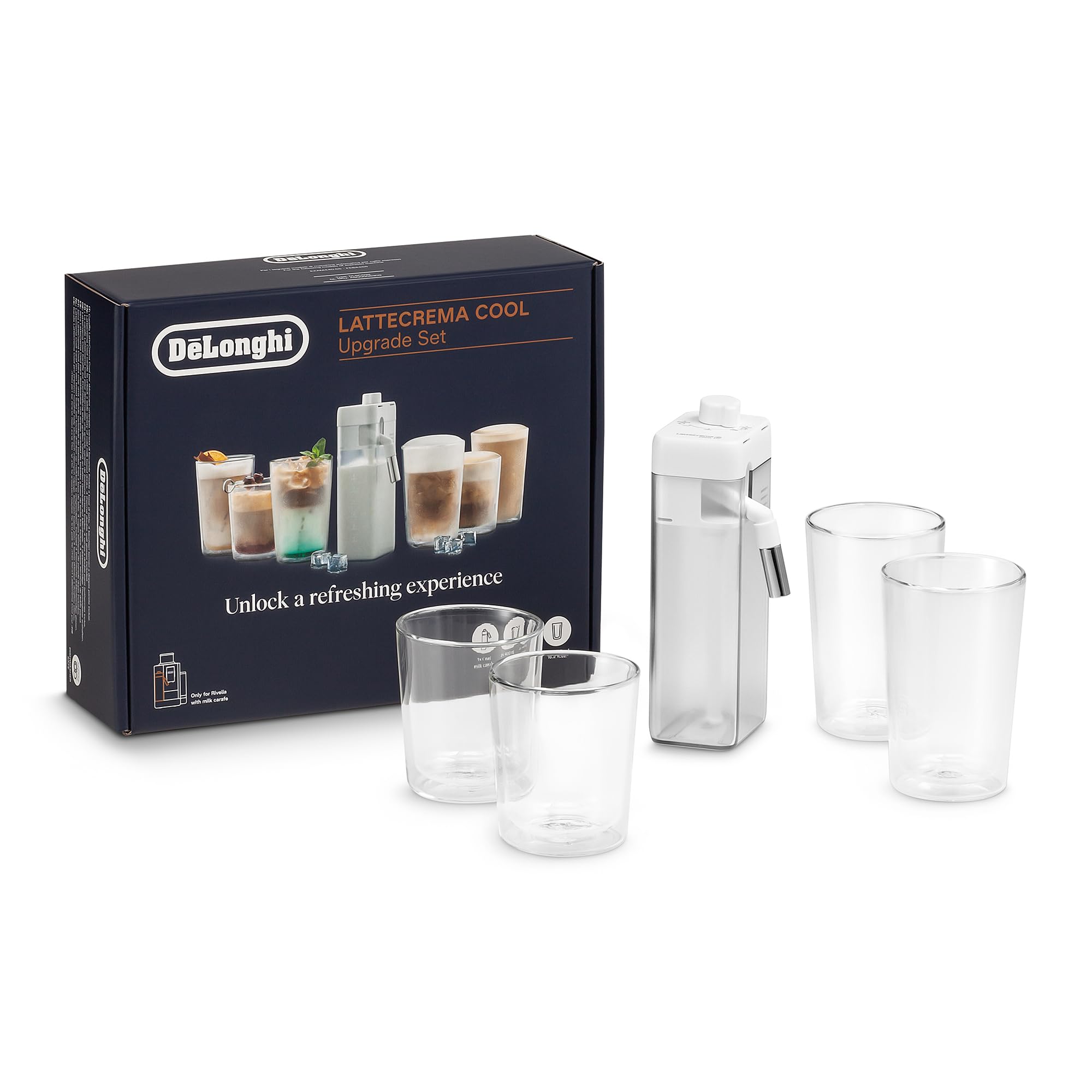 DeLonghi Caraffa Latte ミルクキャラフェ AS00006308 - MILK CARAFE LATTECREMA HOT RIVELIA | DE'LONGHI