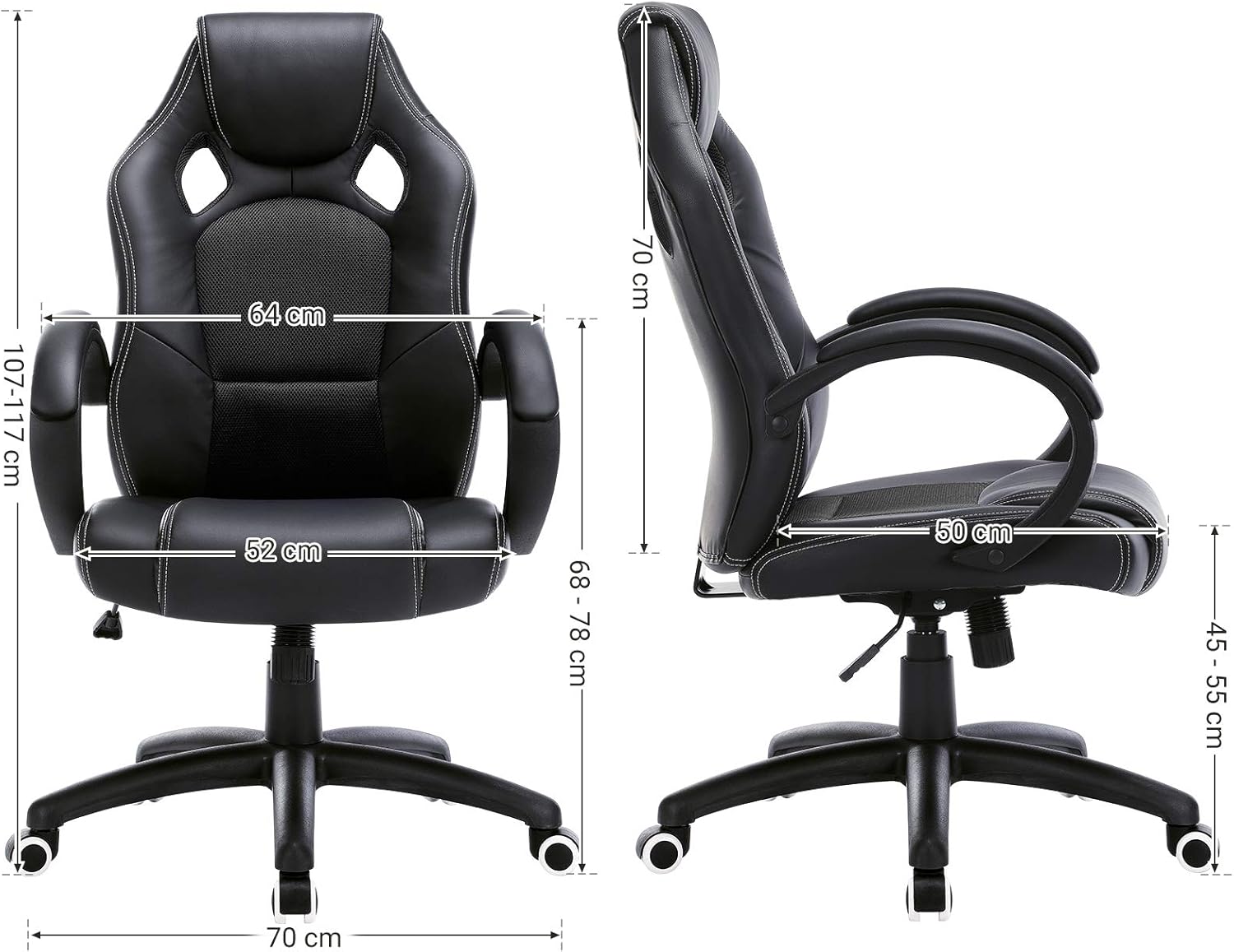 Sedia da Ufficio Girevole - Sedia gaming - Immagine 2