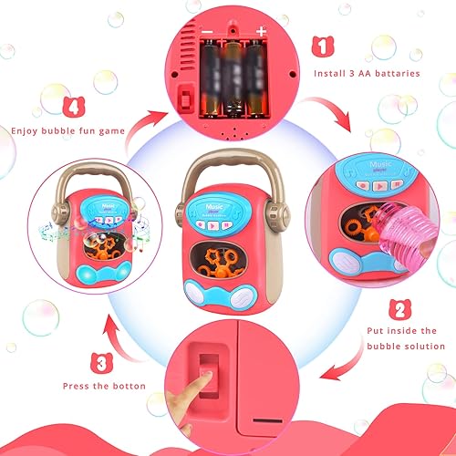 Miniatura 4 de Juguetes para máquina de burbujas para niños y niñas