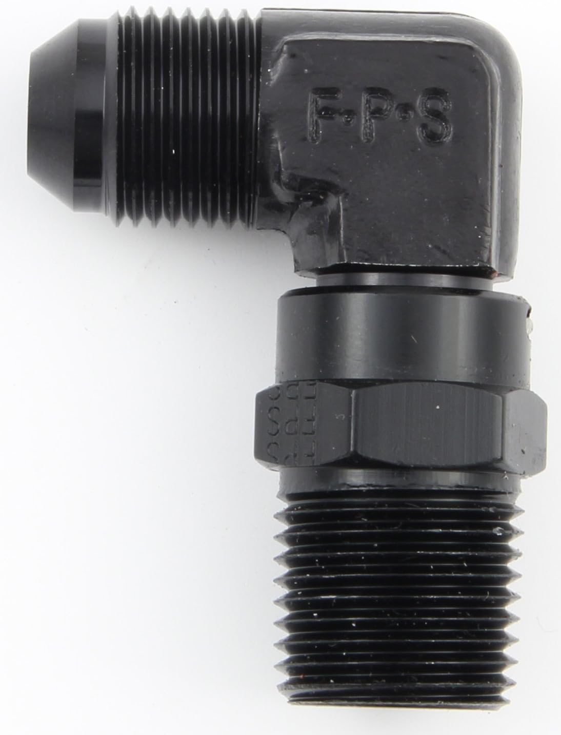 Fragola 499168-BL Black Size (-6) x 1/2 MPT 90° Swivel Adapter