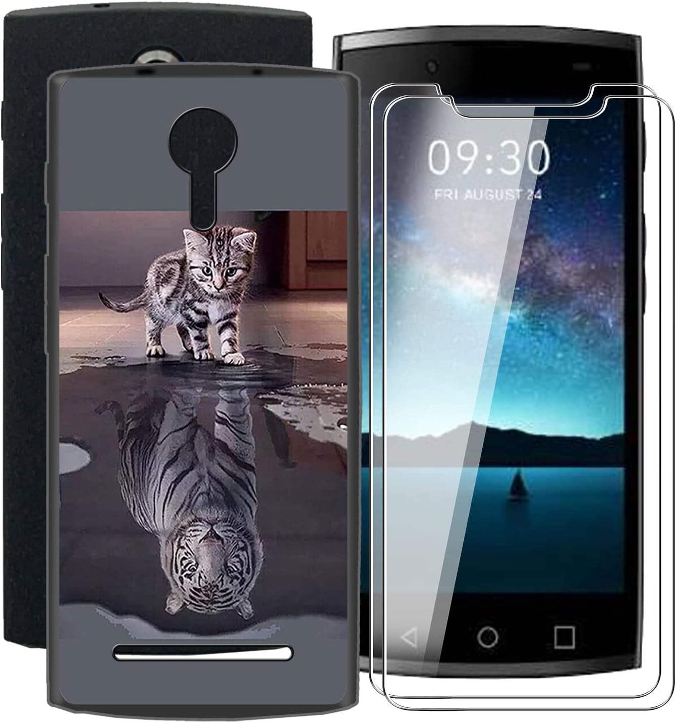 ZHKQT Phone Case for Unimax UMX U693CL (5.00"), with [ 2