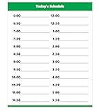 Dry Erase Hourly Schedule Magnet (Standard Clock) by DCM Solutions (Green, 8.5