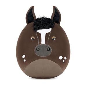 PEACH CAT Original Appaloosa Horse Stuffed Animal 12 Cute Horse Plush Soft Plushies Toys Gifts for Kids Adults