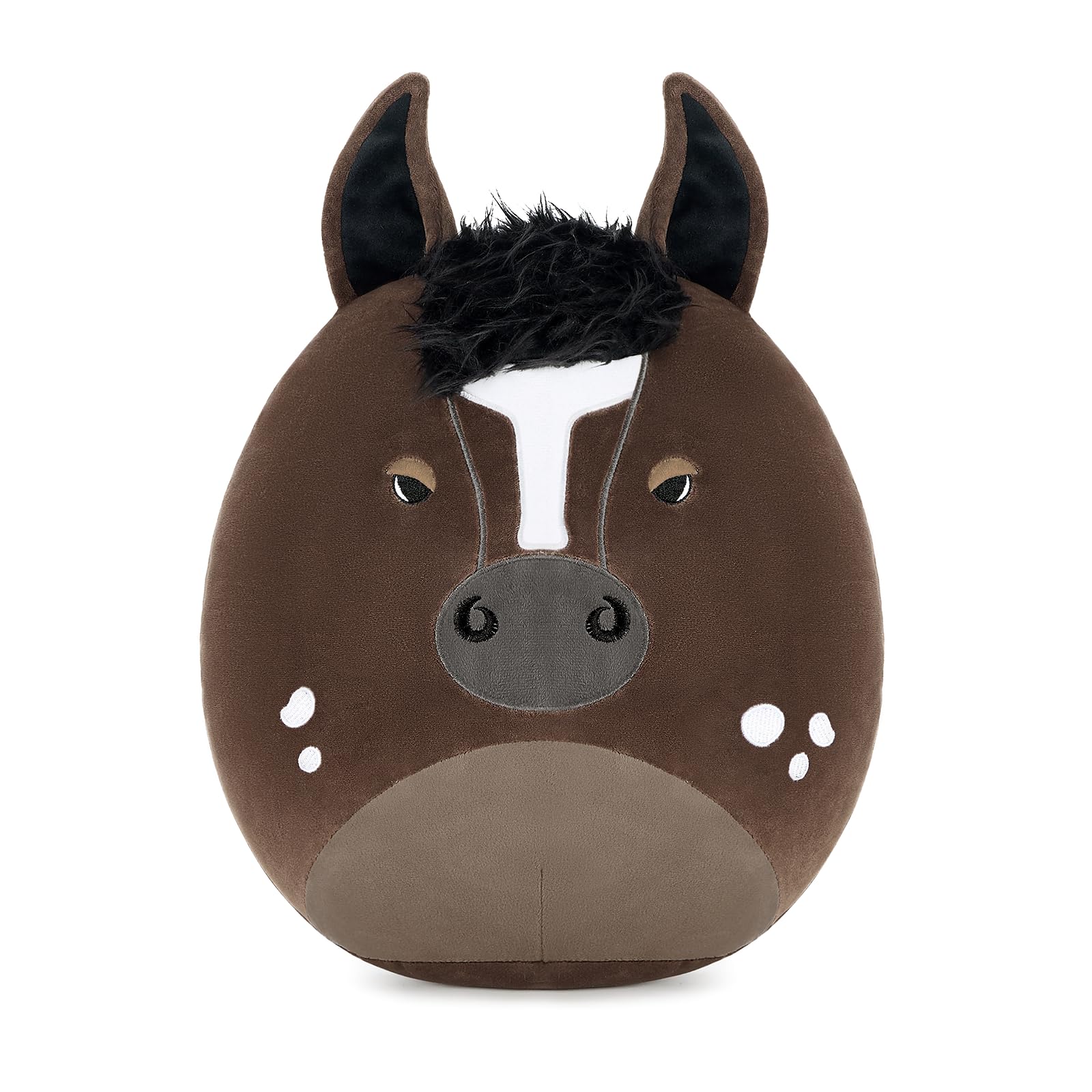 PEACH CAT Original Appaloosa Horse Stuffed Animal 12 Cute Horse Plush Soft Plushies Toys Gifts for Kids Adults