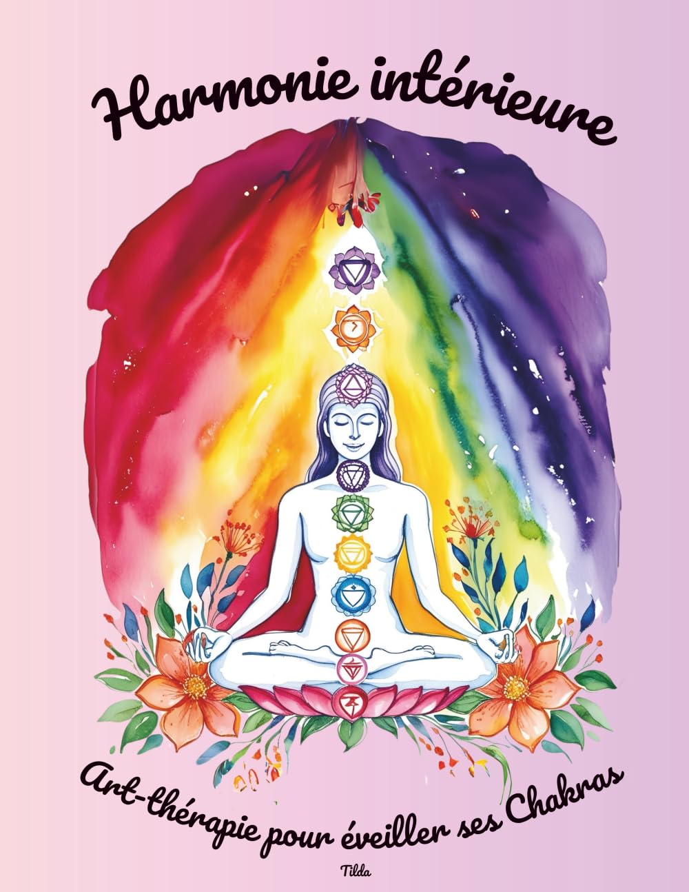 Harmonie intérieure – Art-thérapie pour éveiller ses chakras: Un voyage créatif à travers les 7 chakras, les fréquences de guérison et les citations spirituelles (French Edition)