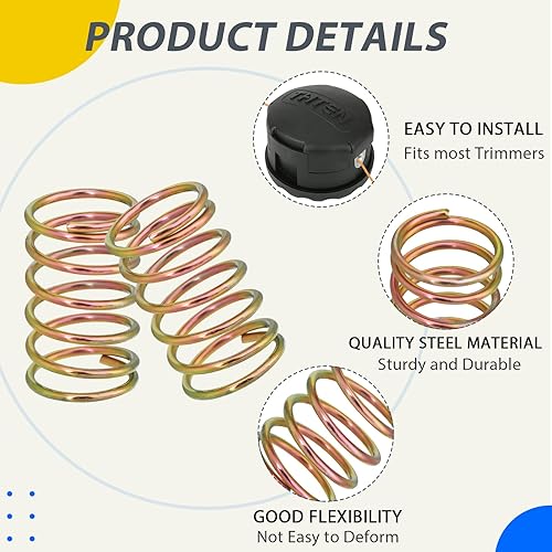 Miniatura 5 de THTEN V450000871 V450001880 Resorte de repuesto para cabezal de recortadora compatible con Echo GT-225 GT-230 SRM-225 SRM-225i SRM-225U SRM-266