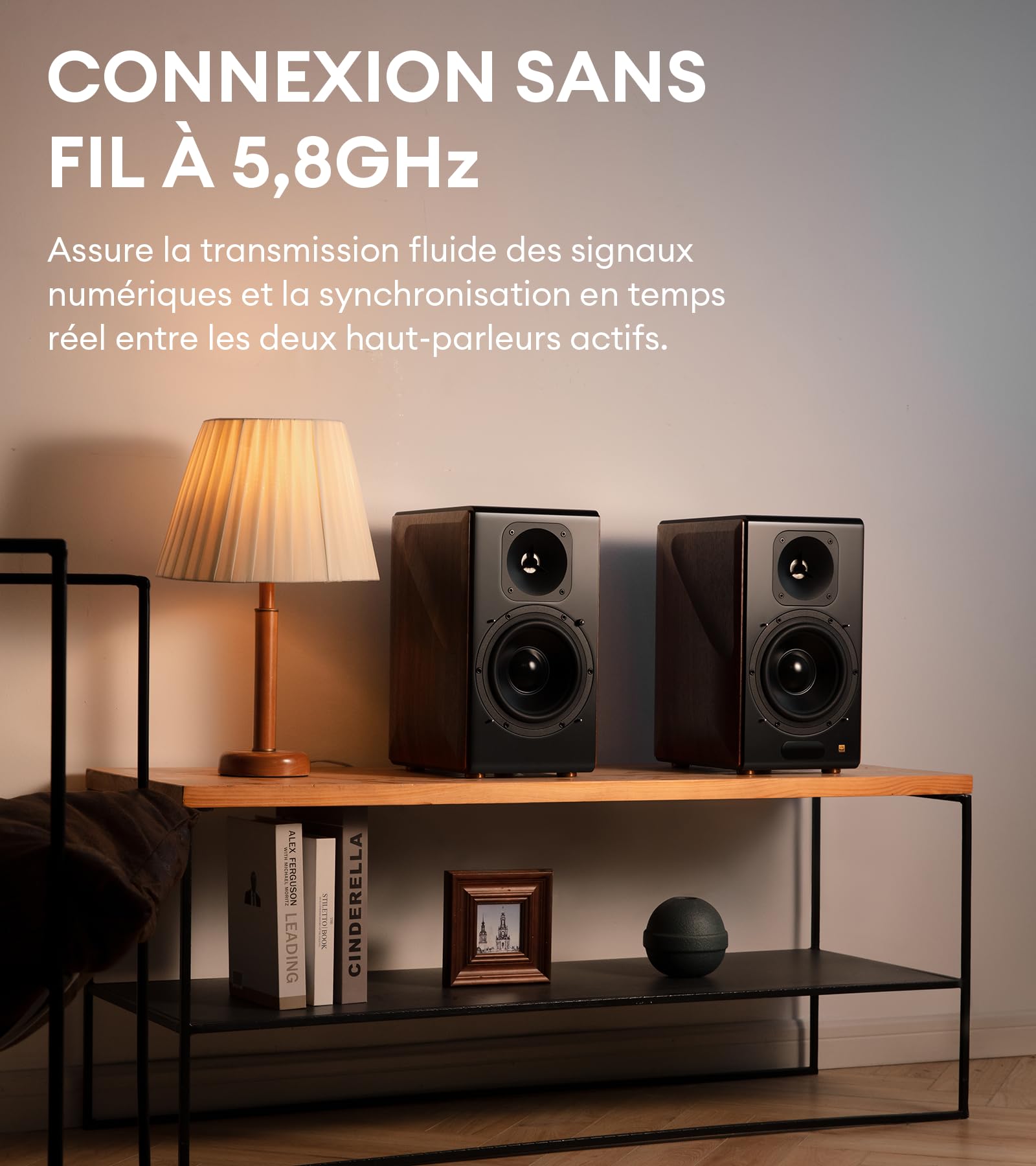 Edifier S3000MKII - Système d'Enceintes Bibliotheques Bluetooth avec 256W RMS| Connexion sans fil entre les enceintes | Line In, USB, Optique (Toslink), Coaxial, XLR Equilibré et Bluetooth (AptX)