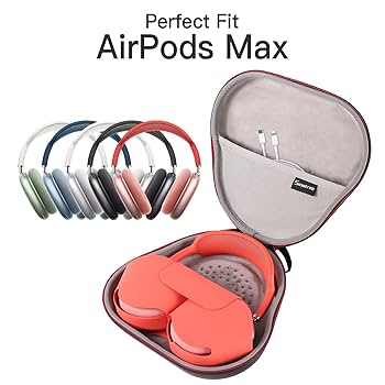 AirPods Max ハードケース付き Amazon | Smatree AirPods max収納ケース ヘッドホンケース
