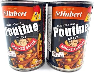 St Hubert Smoked Bacon Poutine Gravy, 398ml/13.5 fl. oz., Cans (2pk) {Imported from Canada}