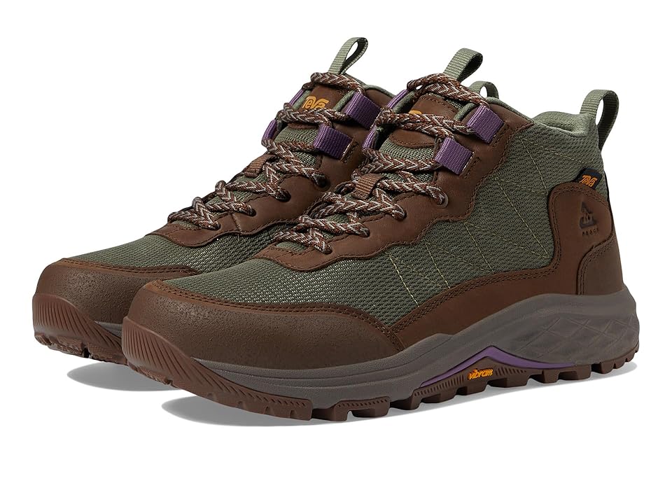 Teva Ridgeview Mid (Coffee/Olivine) Women's Shoes INTERNATIONAL SHIPPING
