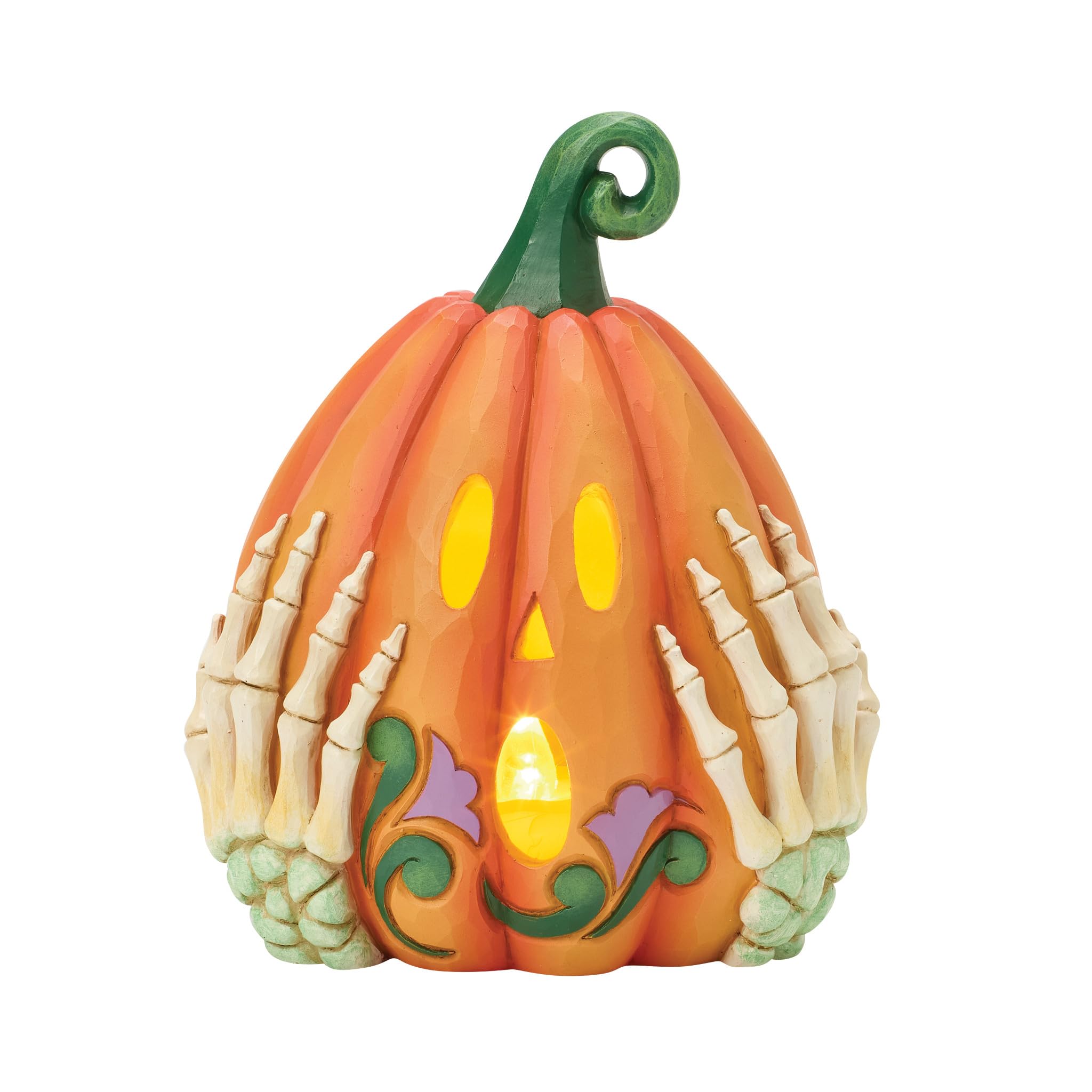 Lanterne d'Halloween Enesco petite veilleuse lumineuse pour entrée tamisée