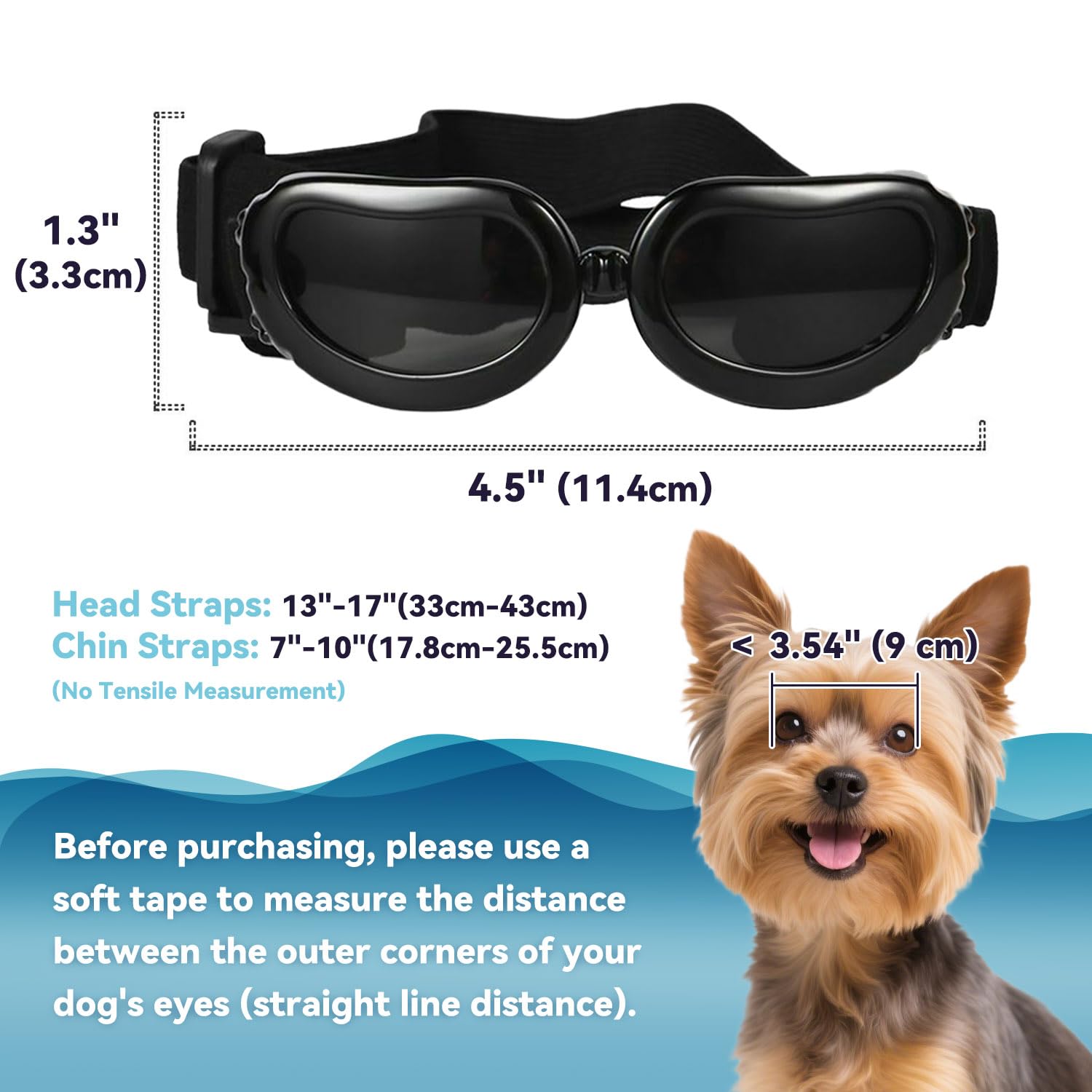 PETLESO Occhiali Da Sole Per Cani Di Grandi Dimensioni, Cool E