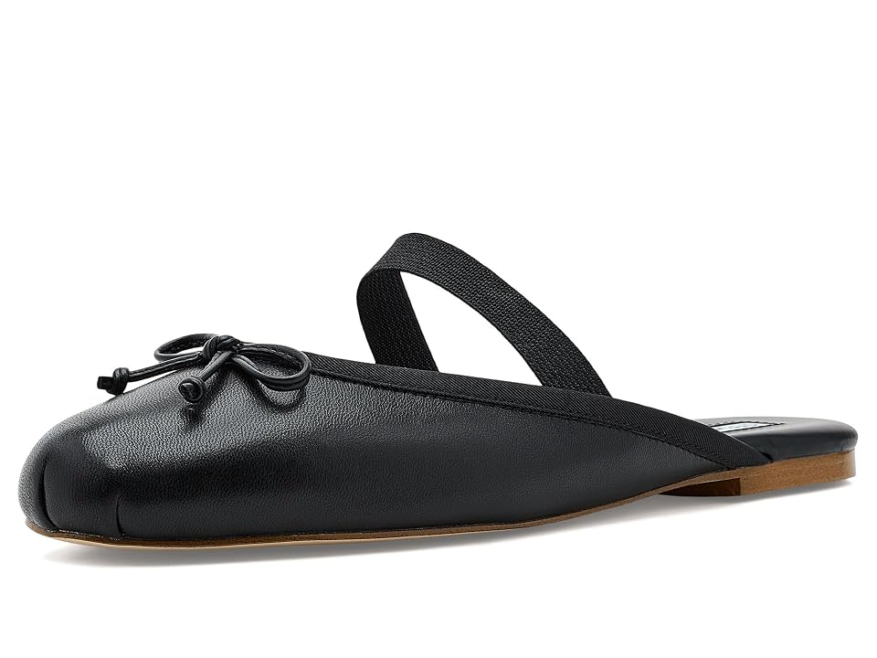 Steve Madden Cutesy Women's Flat Shoes Black Leather : 7 M