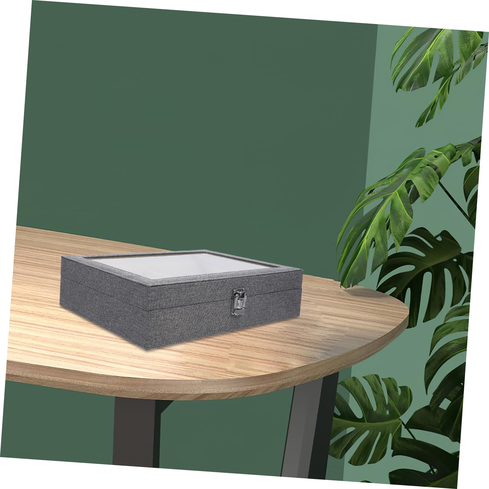 Caja para Guardar Gafas De Ranuras Organizador De Almacenamiento De Gafas Mostrador Transparente