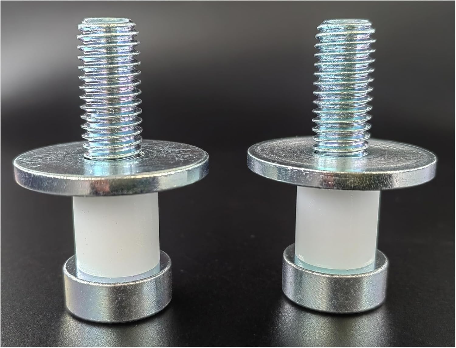 2PCS 9601750 38420 Door Lock Striker Bolts Compatible with 1971-1991 Chevy GMC 1971-1976 Buick Cadillac Oldsmobile Pontiac c10 Parts 1973-1987