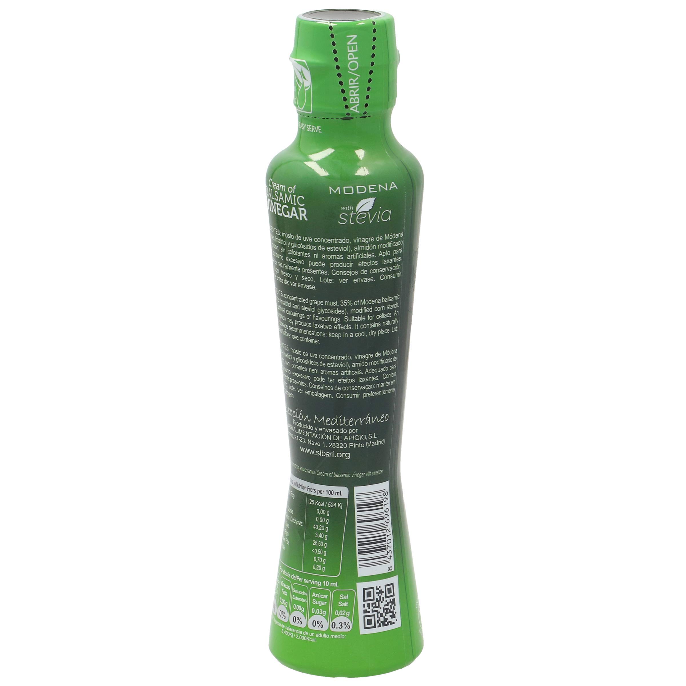 SIBARI crema de vinagre de Modena 0% M.G 225 gr