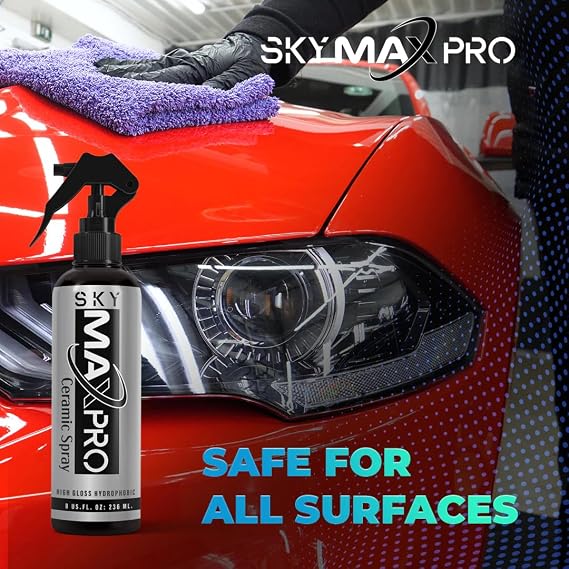 High-Gloss Ceramic Coating - SiO2 Silicon Dioxide - SKY MAXPRO