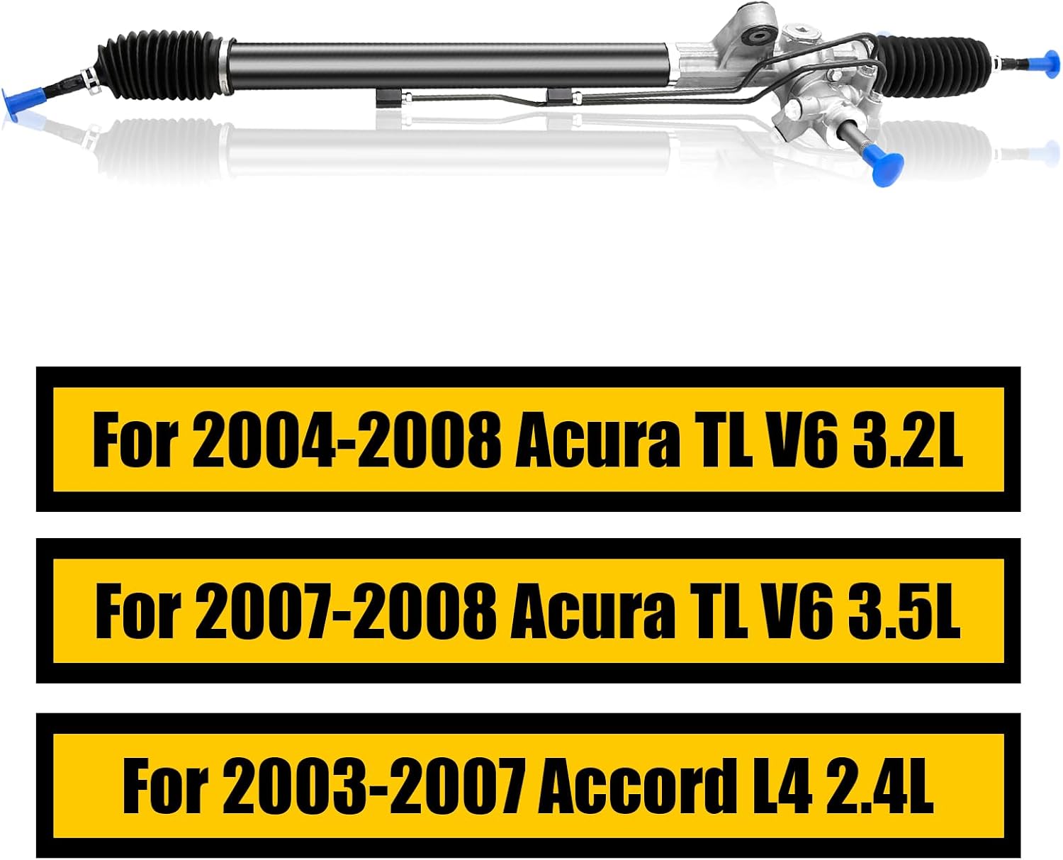 Power Steering Rack and Pinion Assembly Replacement for Honda Accord 2003-2007,Acura TL V6 2004-2008,26-2703,44250-35041,4425035041,53601-SDA-A04