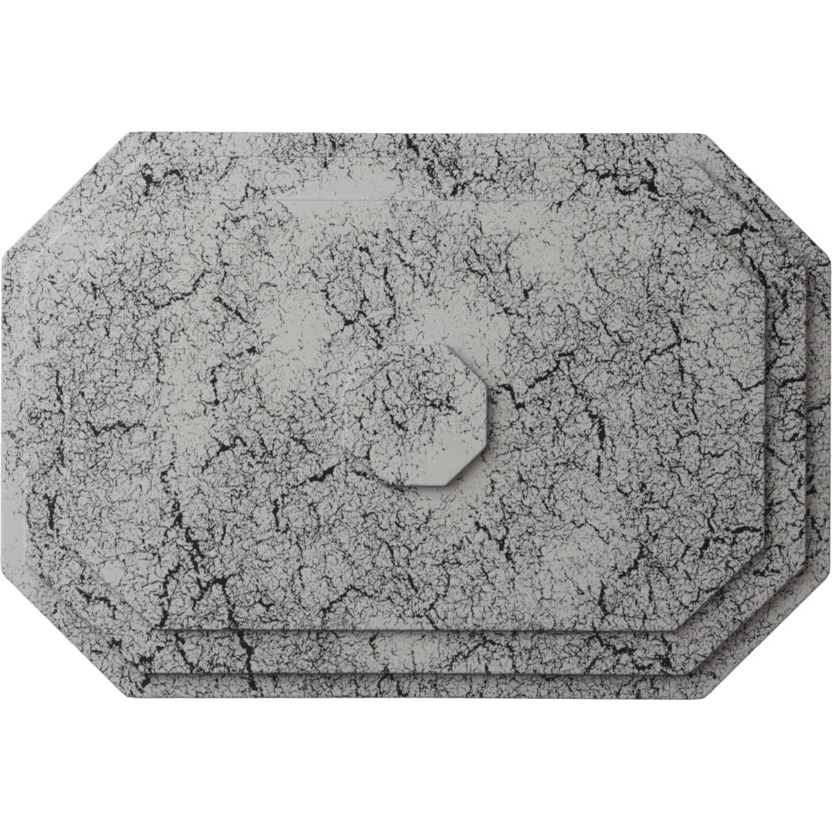 Ekena Millwork CM25FEUWC - 25 1/4"W x 17 1/4"H x 1 3/4"P Felix Ceiling Medallion - Ceiling Medallion, Ultra Pure White Crackle