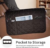 Vista 4 de Easy-Going - Funda reversible para sofá reclinable, protector resistente al agua con correas elásticas, para perros y gatos