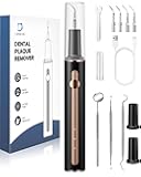 Teeth Cleaning Kit Plaque Remover for Teeth, Portable Dental Plaque Remover Tool with LED, Plaque Blaster for Human Teeth with 3 Modes, Tooth Scraper Plaque Tartar Remover for Teeth with Dental Tools
