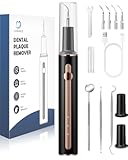 Teeth Cleaning Kit Plaque Remover for Teeth&comma; Portable Dental Plaque Remover Tool with LED&comma; Plaque Blaster for Human Teeth with 3 Modes&comma; Tooth Scraper Plaque Tartar Remover for Teeth with Dental Tools