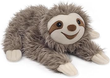 Sloth Stuffed Animals, Microwavable Stuffed Animal Adorable Fluffy Sloth Plush for Warmth & Comfort, Heatable & Coolable Lavender Scent Toy, Cute Soft Plushie Gifts for Kids Adult & Children Boy Girl