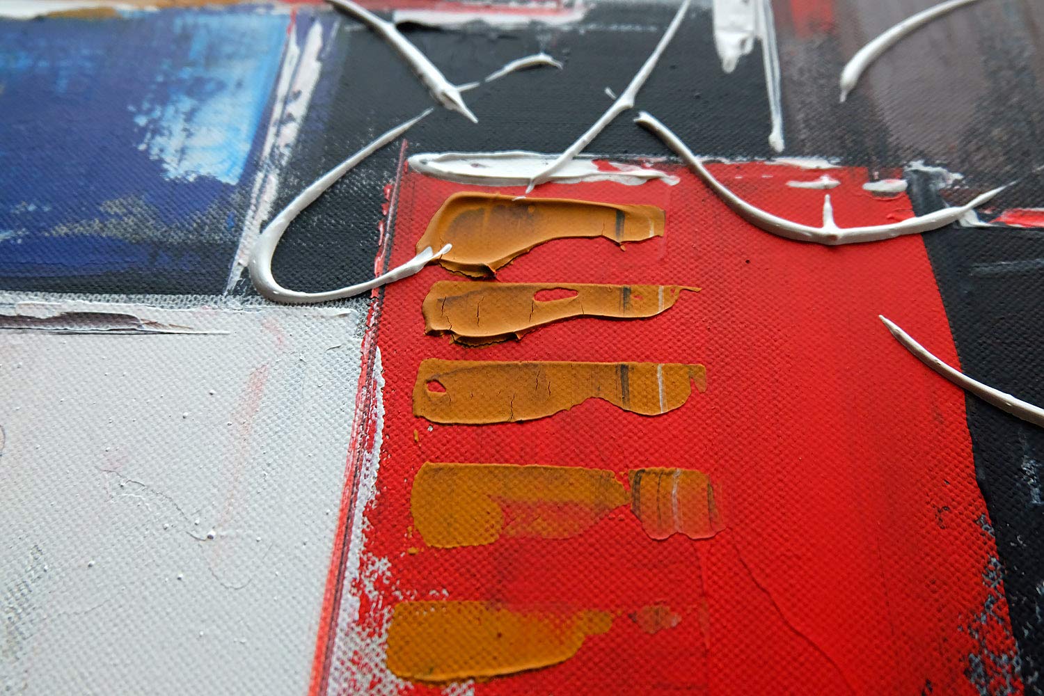 Monica Mirafiori I 140x70 cm I Tableau Peint à la Main I Modèles Tableau I Peintre Moderne I Tableaux Peintures I Toile sur Cadre en Bois