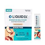 Liquid I.V. Hydration Multiplier Sugar-Free - White Peach | Electrolyte Powder Drink Mix | 1 Pack (14 Servings)