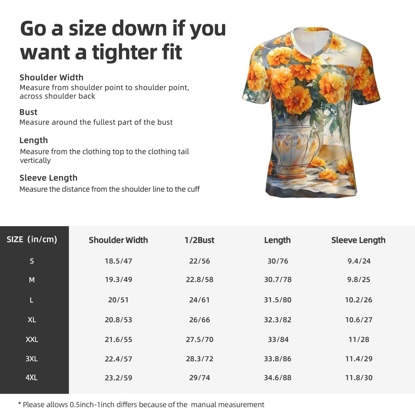 Stylish Athletic Sports Jersey Marigold-Painting Men's Rugby Jersey Large Black