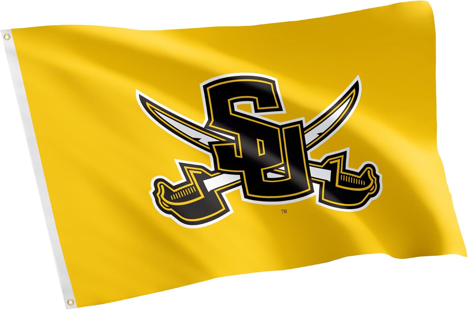 Desert Cactus Southwestern University SU Flag - 3 x 5 Feet Pirates Banner, Indoor/Outdoor Durable Fabric, 100% Polyester Design (Style 1)