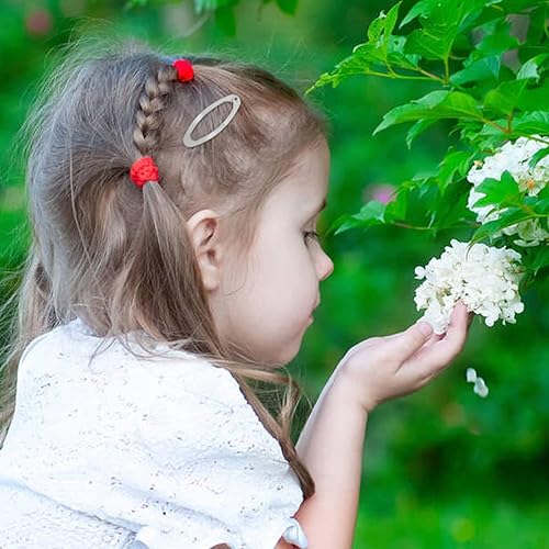 Miniatura 3 de Lawie Paquete de 100 pinzas de metal ovaladas de 2 pulgadas 2.0 in, horquillas plateadas, pinzas finas y finas, accesorios de bricolaje para mujeres