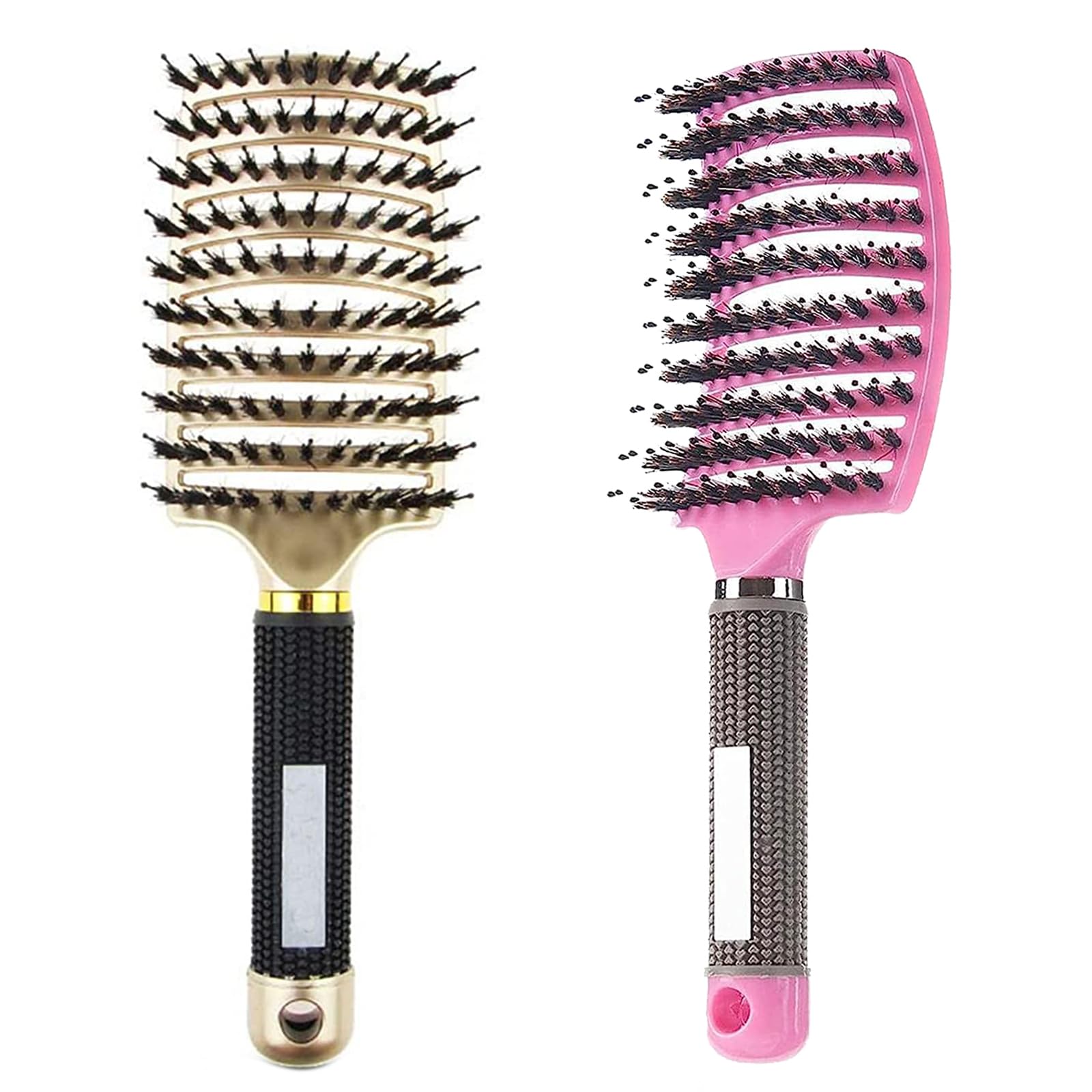 Hairstreaq Detangling Brush, Curved and Vented for Wet or Dry Detangling Hair Brush for Men, Women & Kids’ Long, Thick, Thin, Curly & Tangled Hair (