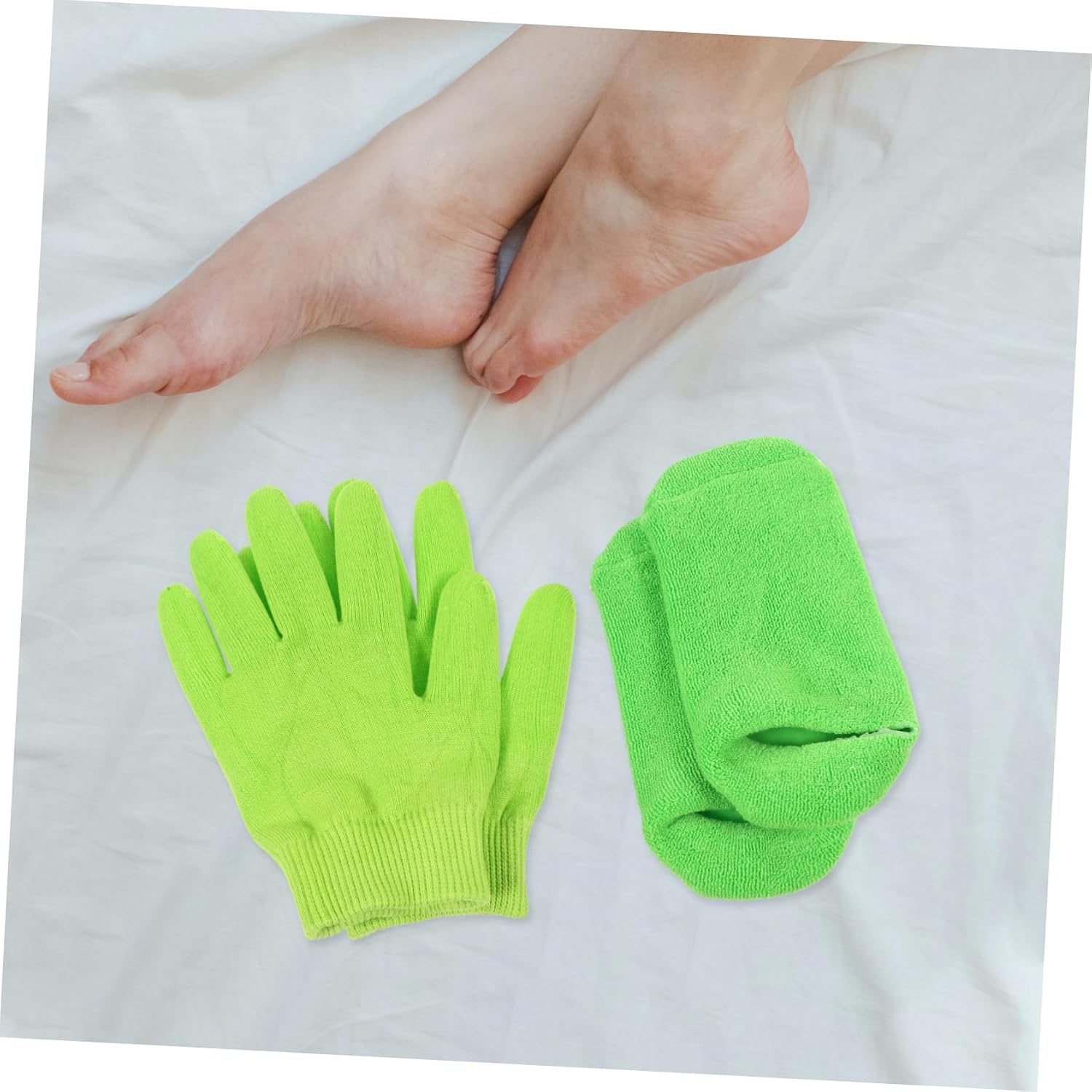 Moisturizing Gloves Set for Women Overnight Soft Hand and Foot Care Socks Hydrating Lotion Gloves Moisturizer for Dry Skin Hand and Foot Softening Therapy