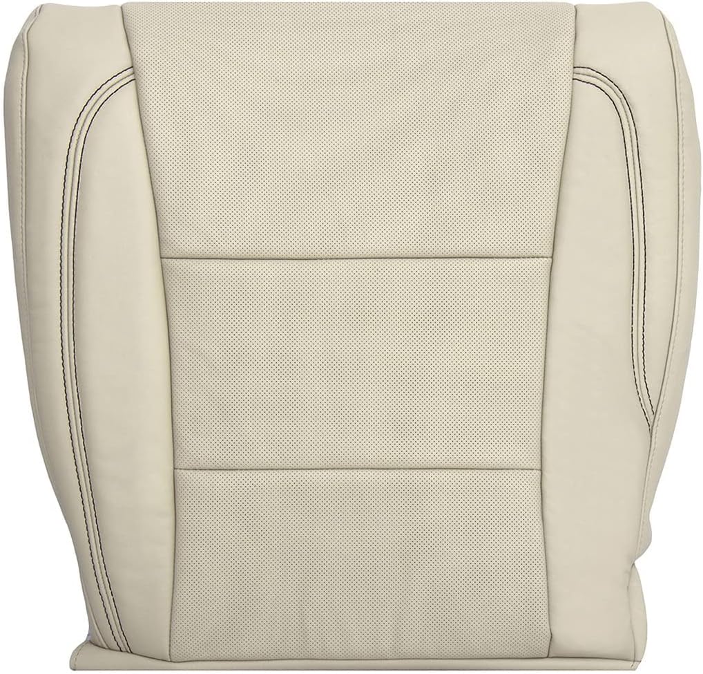 Richmond Auto Upholstery - Driver Side Bottom Compatible with 2013-2018 Toyota Avalon Limited, Replacement Perforated Synthetic Leather Seat Cover, Tan Perforated