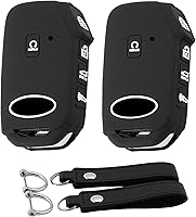 Vista 24 de Funda para Llavero de Silicona para Auto Compatible con Ford F150 Explorer Mustang Edge, para Lincoln MKZ MKX MKC con 5 Botones, Protector Completo