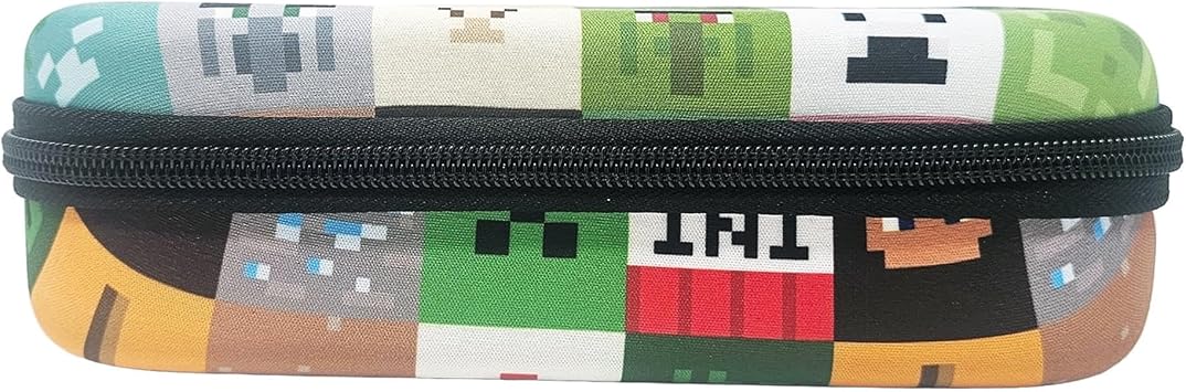 Minecraft Molded Pencil Case with Zipper Closure