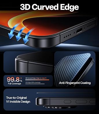 TORRAS OrigArmor for iPhone 17 Pro Max Screen Protector, Anti-Reflection