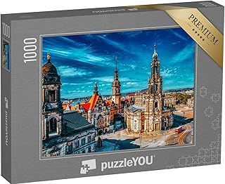puzzleYOU: Puzzle 1000 Teile „Historische Dresdner Altstadt, Sachsen, Deutschland“ – aus der Puzzle-Kollektion Dresden, Deutsche Städte
