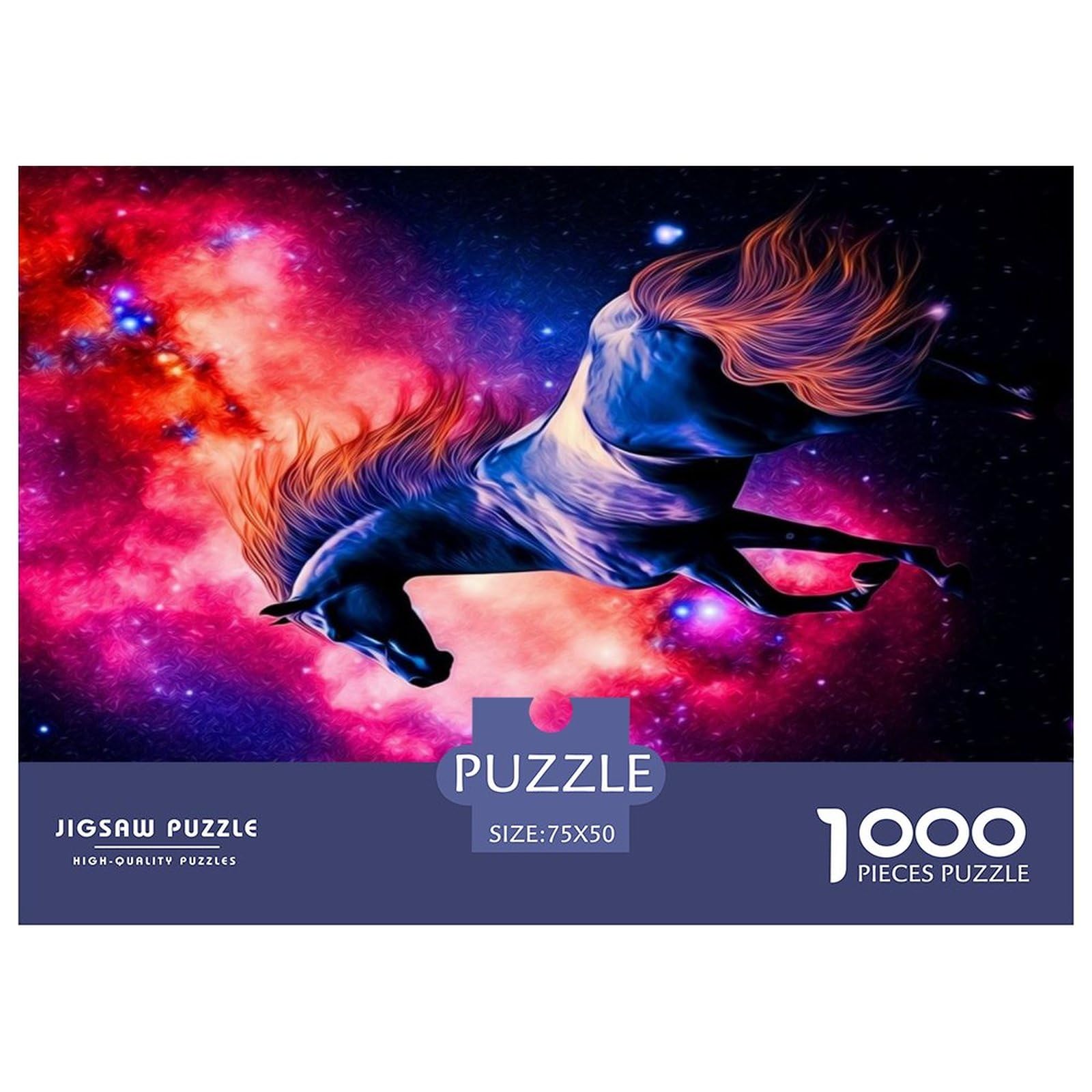 1000 Piece Wooden Puzzle - Handsome Indian Horse Challenging Jigsaw For Adults